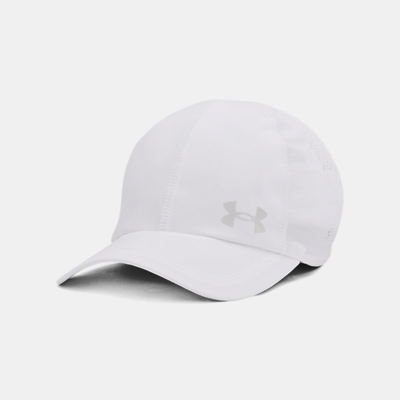 Men's Under Armour Launch Adjustable Cap White / White / Reflective One Size